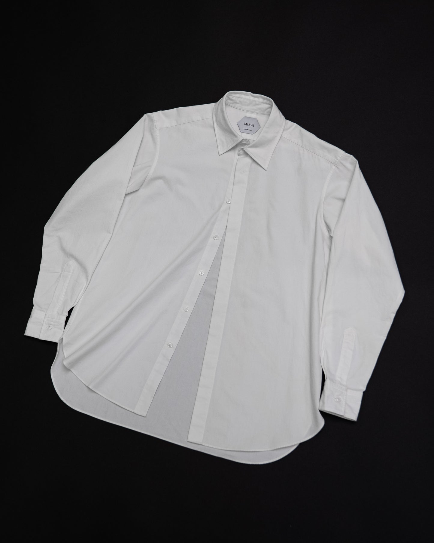 Raum off white cotton オフホワイトコットンシャツ