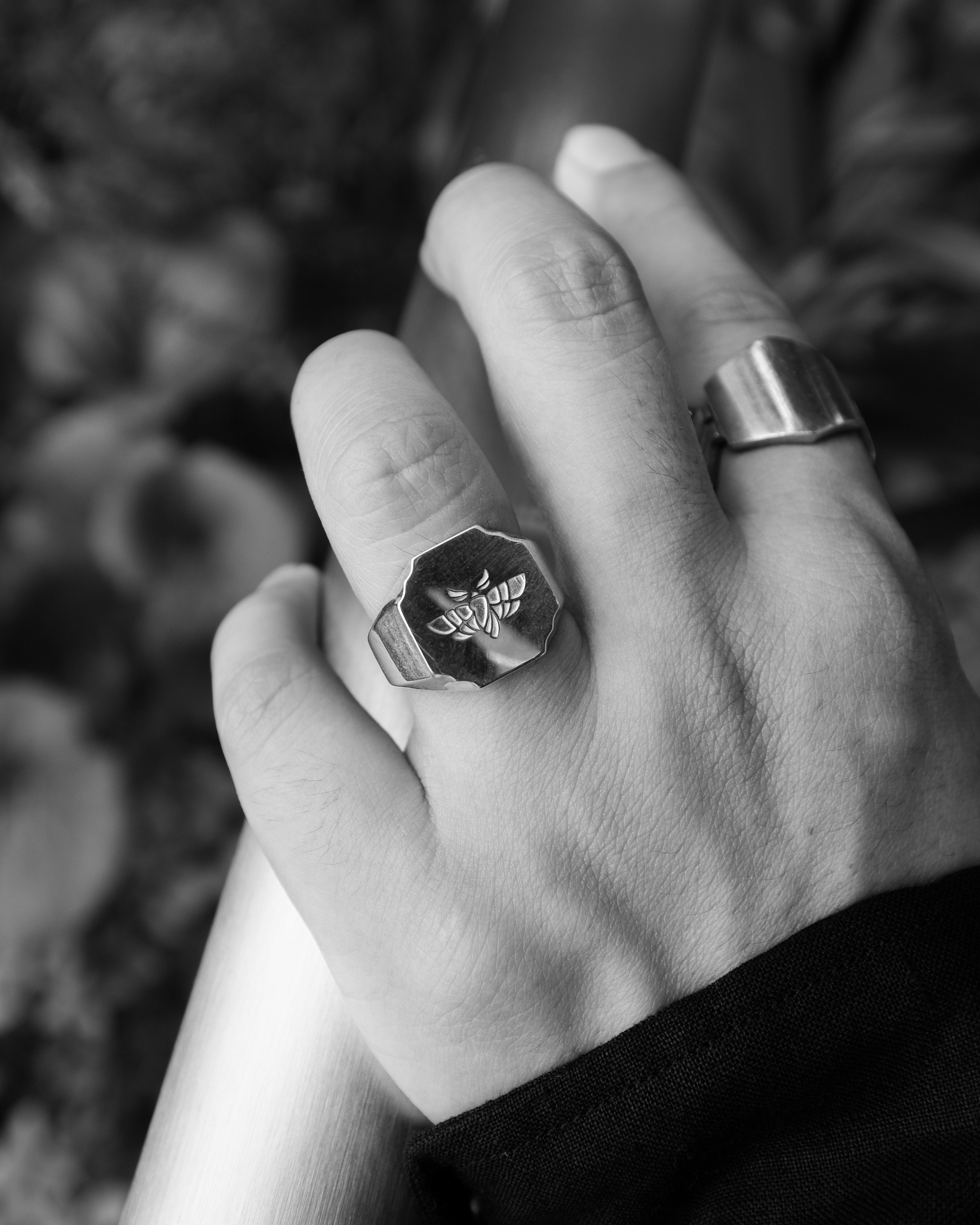 KAIKO FRONS FLAT RING | シグネットシルバーリング | TAMIYA official.com
