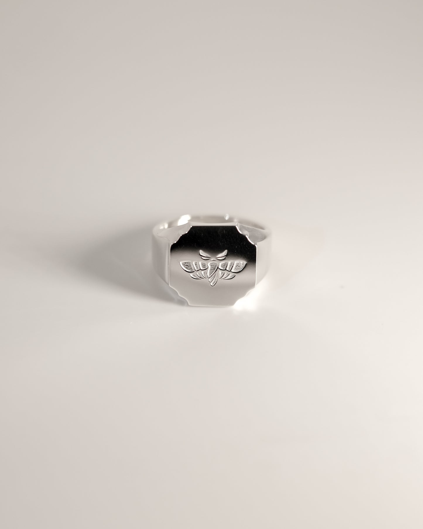 KAIKO FRONS FLAT RING 银质图章戒指